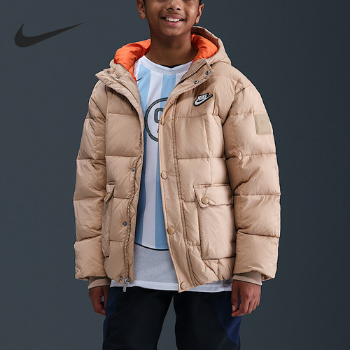 Nike/耐克正品Premium大童宽松轻巧户外运动羽绒服IQ6136-200