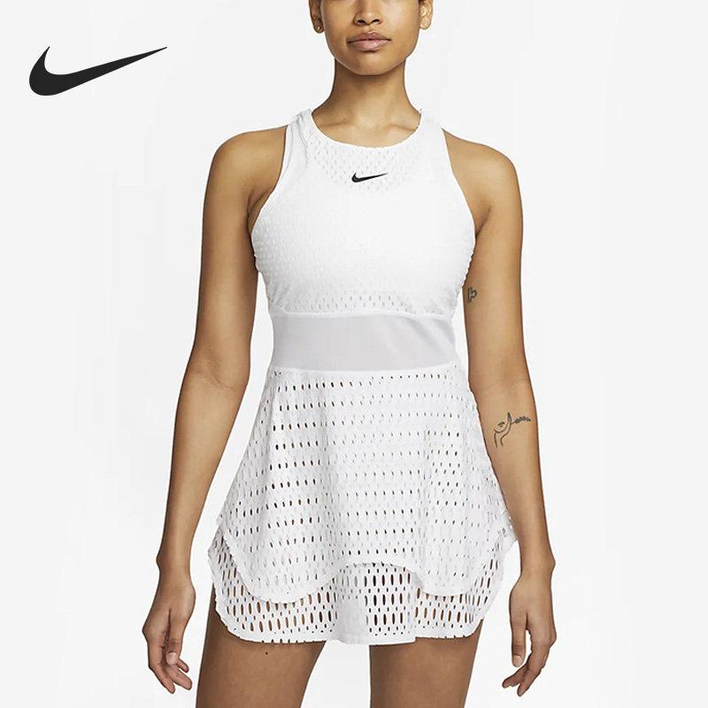 Nike/耐克正品当季女子温网新款运动透气连衣裙DV3040-100