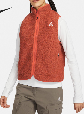 Nike/耐克官方正品春季新款女士摇粒绒户外立领马甲FN1925-809