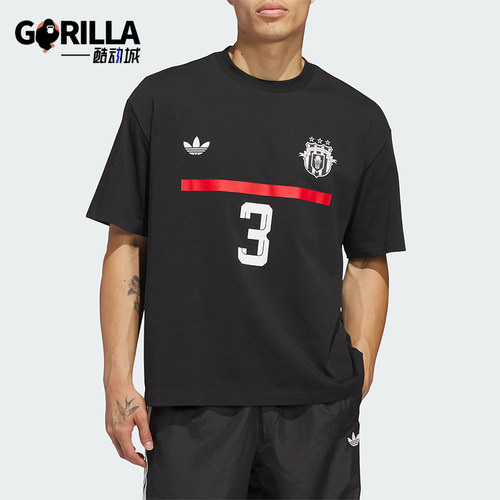 Adidas/阿迪达斯正品三叶草JABARGFXT-SHIRTQ1经典短袖T恤JZ1146
