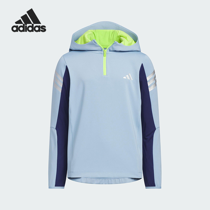 Adidas/阿迪达斯正品JK PE KN HDY儿童运动连帽日常卫衣KC2519