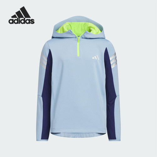 Adidas/阿迪达斯正品JK PE KN HDY儿童运动连帽日常卫衣KC2519