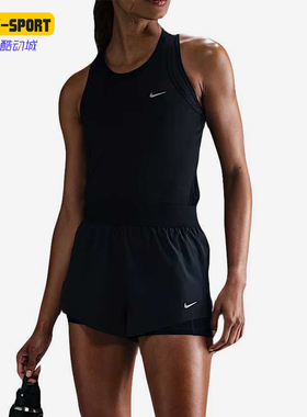 Nike/耐克正品Tempo新款女黑色健身速干经典运动背心HV8911-010