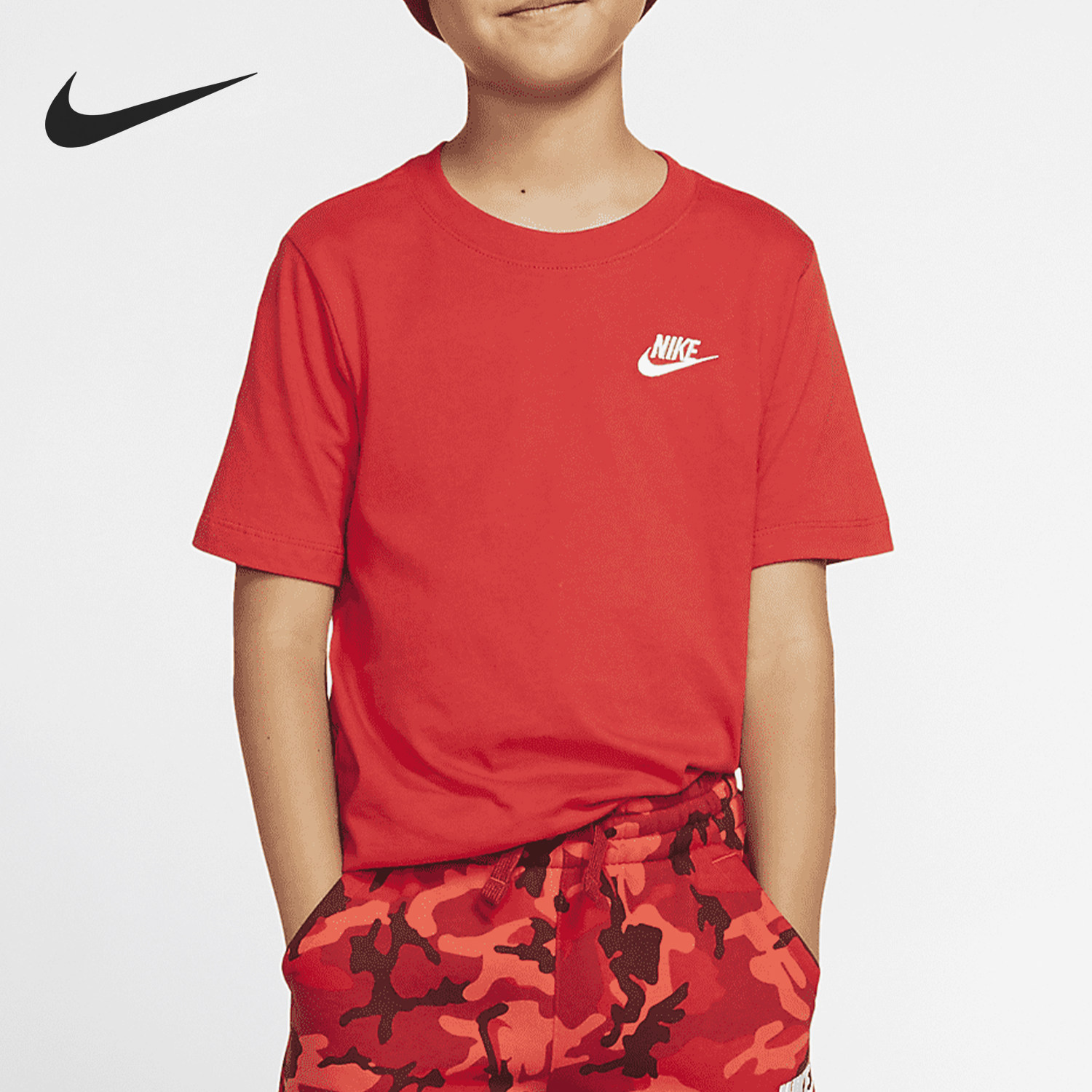 Nike/耐克正品Sportswear大童运动圆领透气短袖AR5254-657,童装/婴儿装/亲子装,T恤,淘宝优惠券,粉丝福利购,淘宝优惠卷