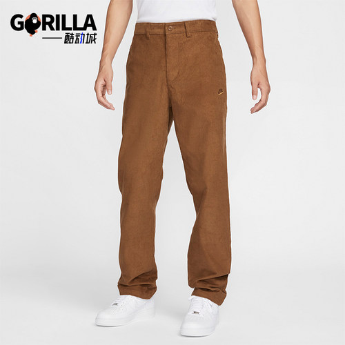 耐克男士复古休闲长裤常规耐磨