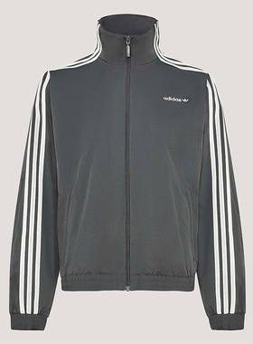Adidas/阿迪达斯正品三叶草女士拉链经典运动梭织耐穿外套KX7979