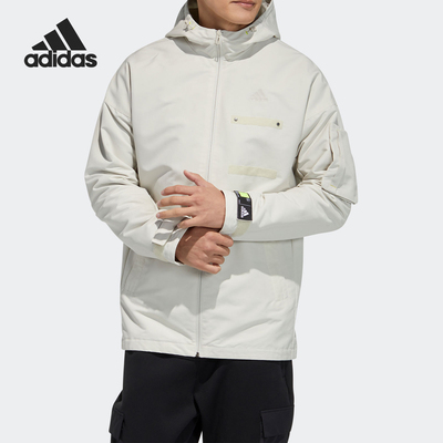 Adidas/阿迪达斯官方正品春季新款男士训练连帽夹克外套GP0991
