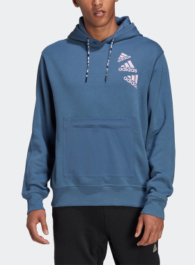 Adidas/阿迪达斯正品M Q4 BL HD 情侣款加绒运动卫衣HL9382