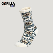 复古袜子一双装 Adidas 经典 三叶草女士新年款 KS2744 阿迪达斯正品