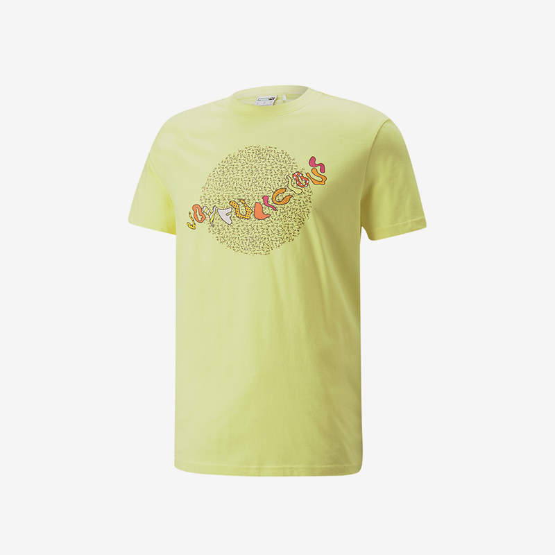 彪马男女休闲印花运动短袖