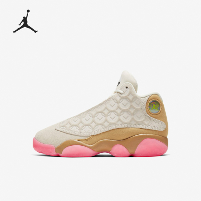 Nike/耐克正品JORDAN小童运动训练绑带高帮篮球鞋CW4682-100