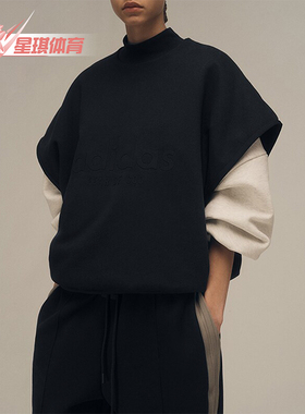 Adidas/阿迪达斯正品秋季新款女士运动宽松无袖卫衣IS5303