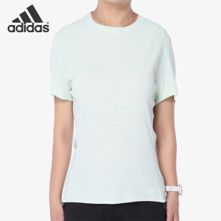 阿迪达斯正品 训练运动T恤 当季 女子透气 CG1082 新款 Adidas