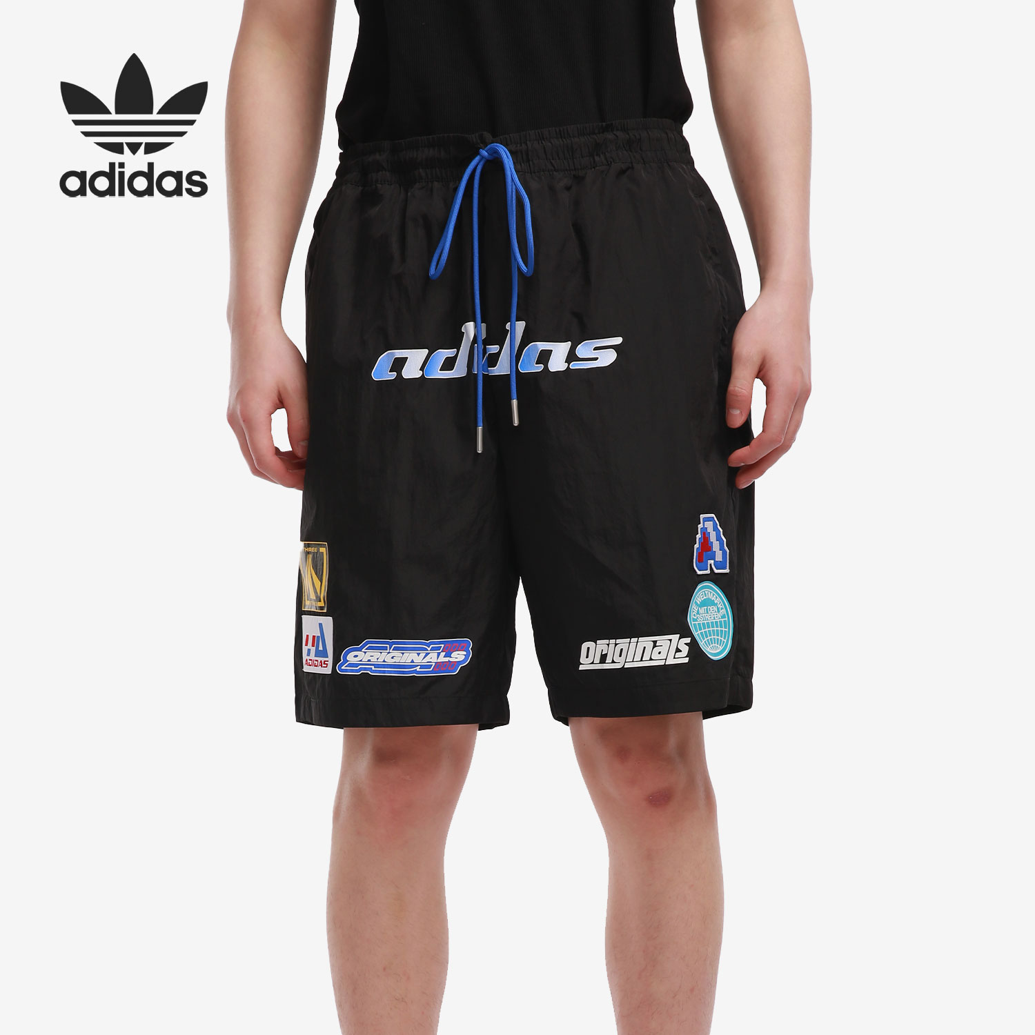 阿迪达斯正品男士运动短裤