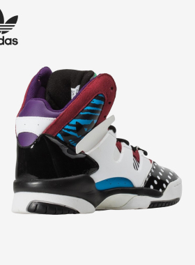 Adidas/阿迪达斯正品三叶草女士时尚大舌头休闲板鞋AF6454