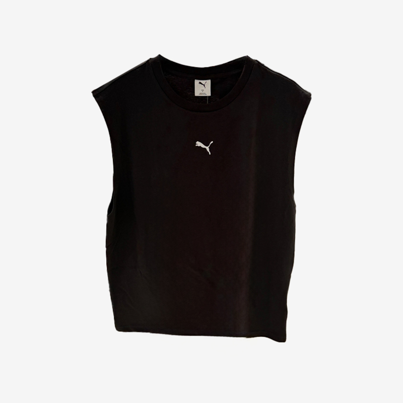 Puma/彪马正品2025男士针织经典训练运动透气无袖T恤692572-01