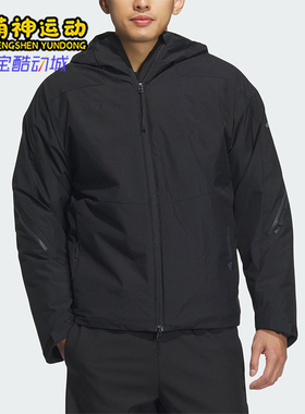 Adidas/阿迪达斯正品秋冬新款男士宽松保暖连帽外套JZ8413