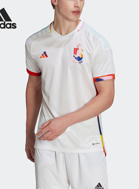 Adidas/阿迪达斯正品新款男子球迷版客场足球短袖球衣HK5034