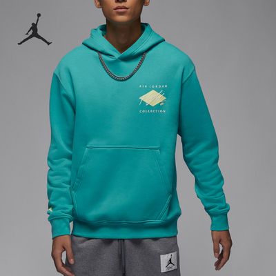 耐克男士印花运动套头连帽卫衣