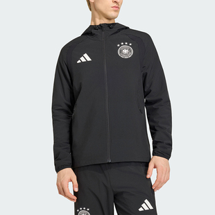 Adidas/阿迪达斯正品TIRO新款男黑色足球跑步经典夹克外套JZ9326