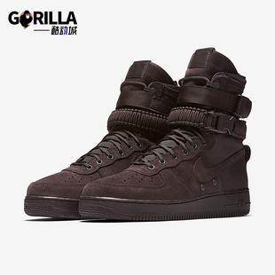 AF1 Velvet Brown男士 Nike 864024 高帮板鞋 203 耐克正品