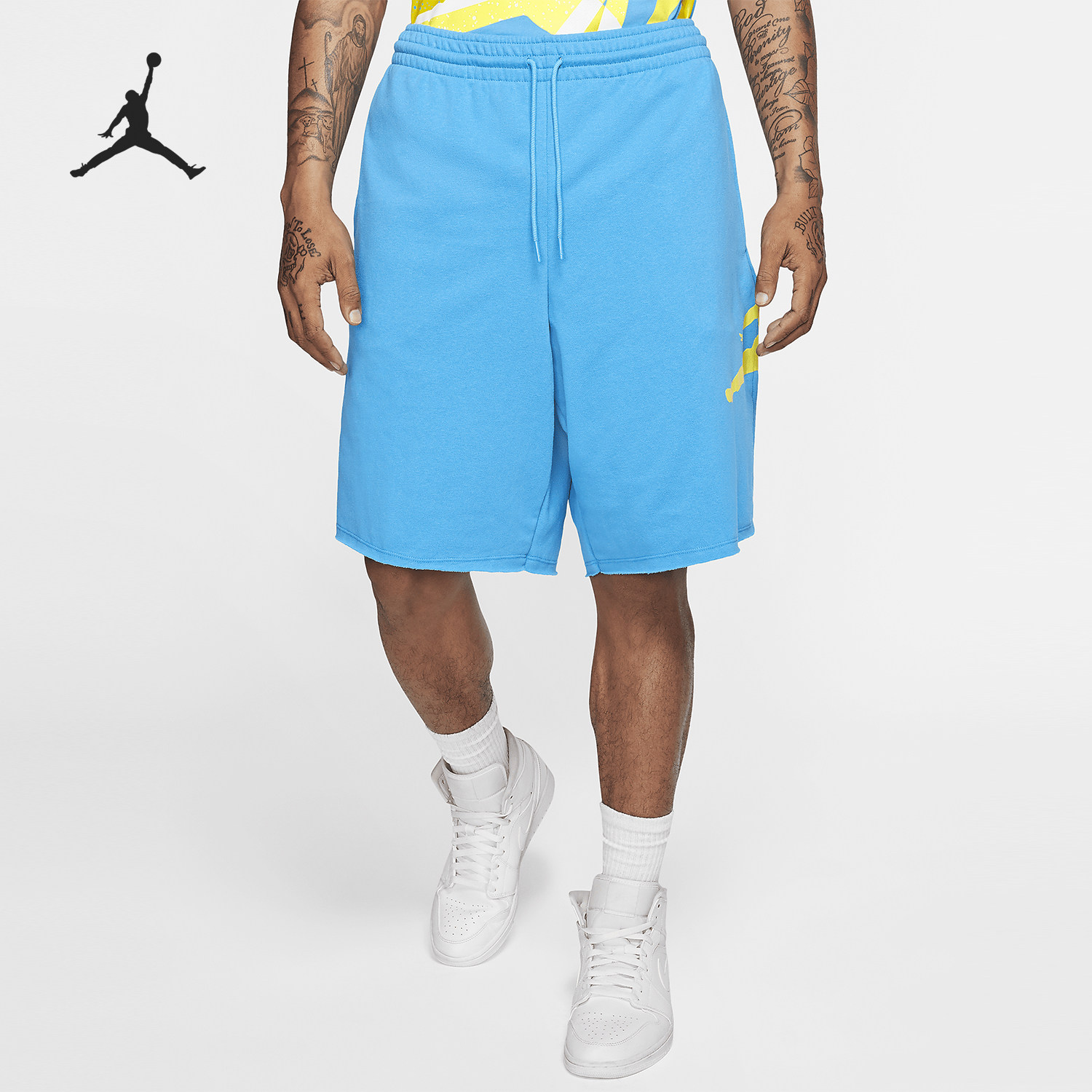 Nike/耐克正品 AIR JORDAN 男子运动休闲针织篮球五分短裤AQ3116