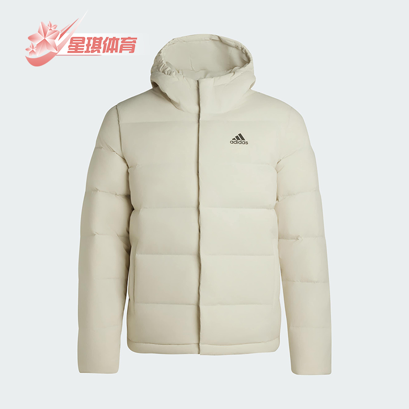 Adidas/阿迪达斯正品V HELIONIC HO J男士连帽保暖羽绒服KE5403