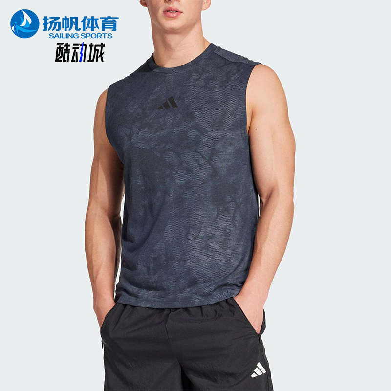 Adidas/阿迪达斯正品2025男士透气运动健身经典训练背心JP4139