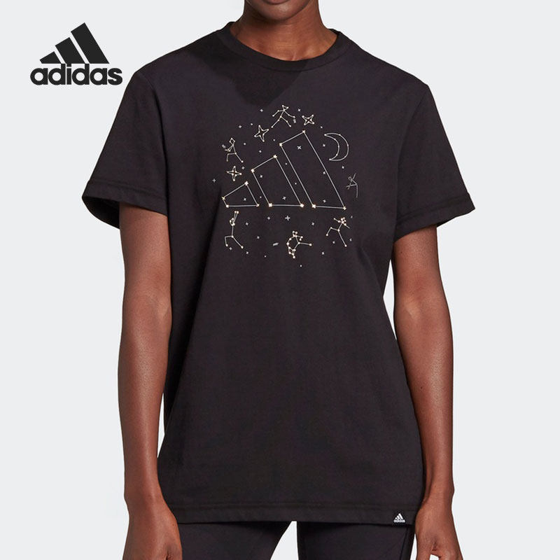 Adidas/阿迪达斯正品当季新款女子舒适休闲运动短袖T恤 GJ6519,运动服/休闲服装,运动T恤,淘宝优惠券,粉丝福利购,淘宝优惠卷