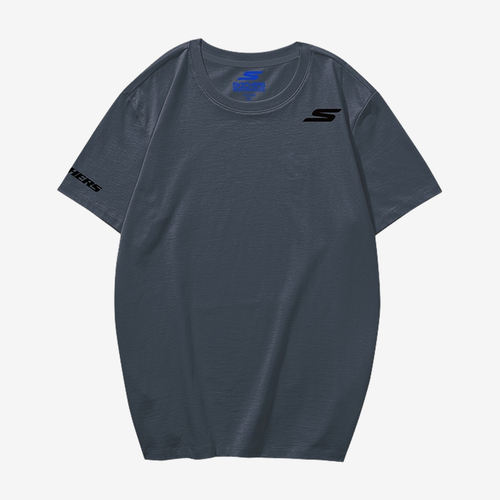 Skechers斯凯奇正品男女短袖透气圆领套头运动T恤P222U063-1