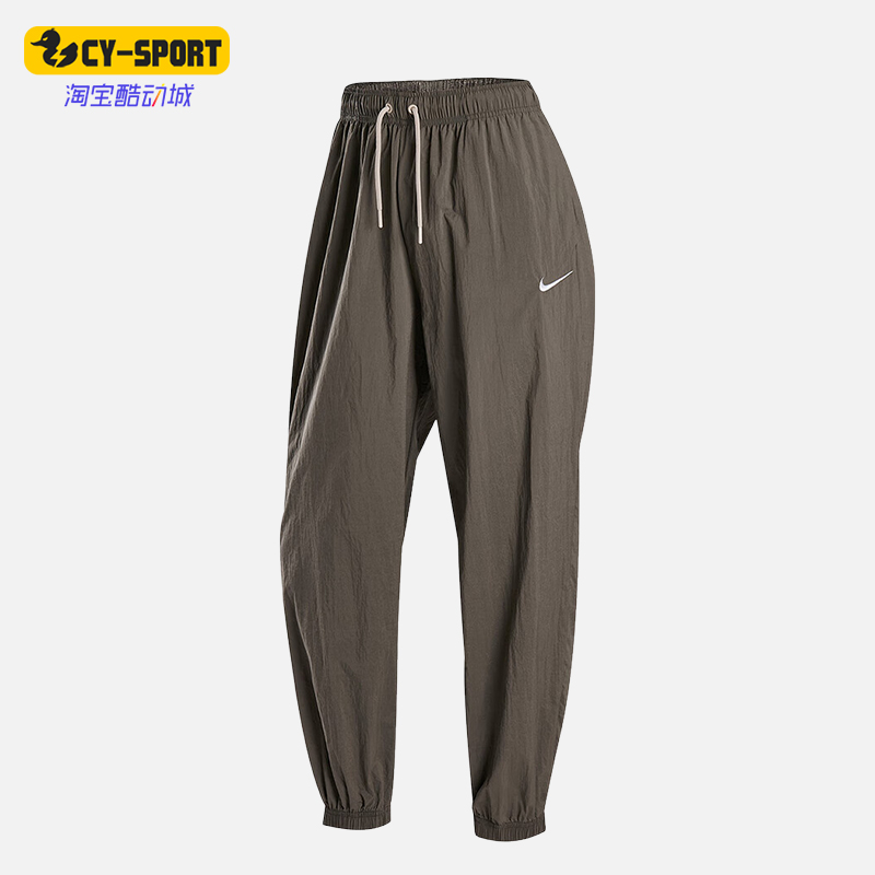 Nike/耐克正品OVERSIZE女士休闲轻薄运动经典梭织长裤IH0827-126