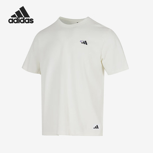 Adidas/阿迪达斯正品2025秋季款男士套头简约运动圆领短袖KC2868