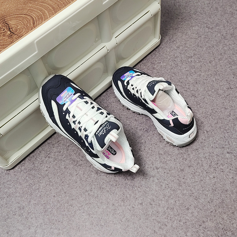 Skechers斯凯奇当季新款女子老爹鞋熊猫鞋松糕鞋休闲运动鞋