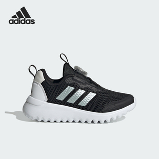 新款 Adidas 阿迪达斯官方正品 当季 IE3957 儿童旋转按钮运动休闲鞋
