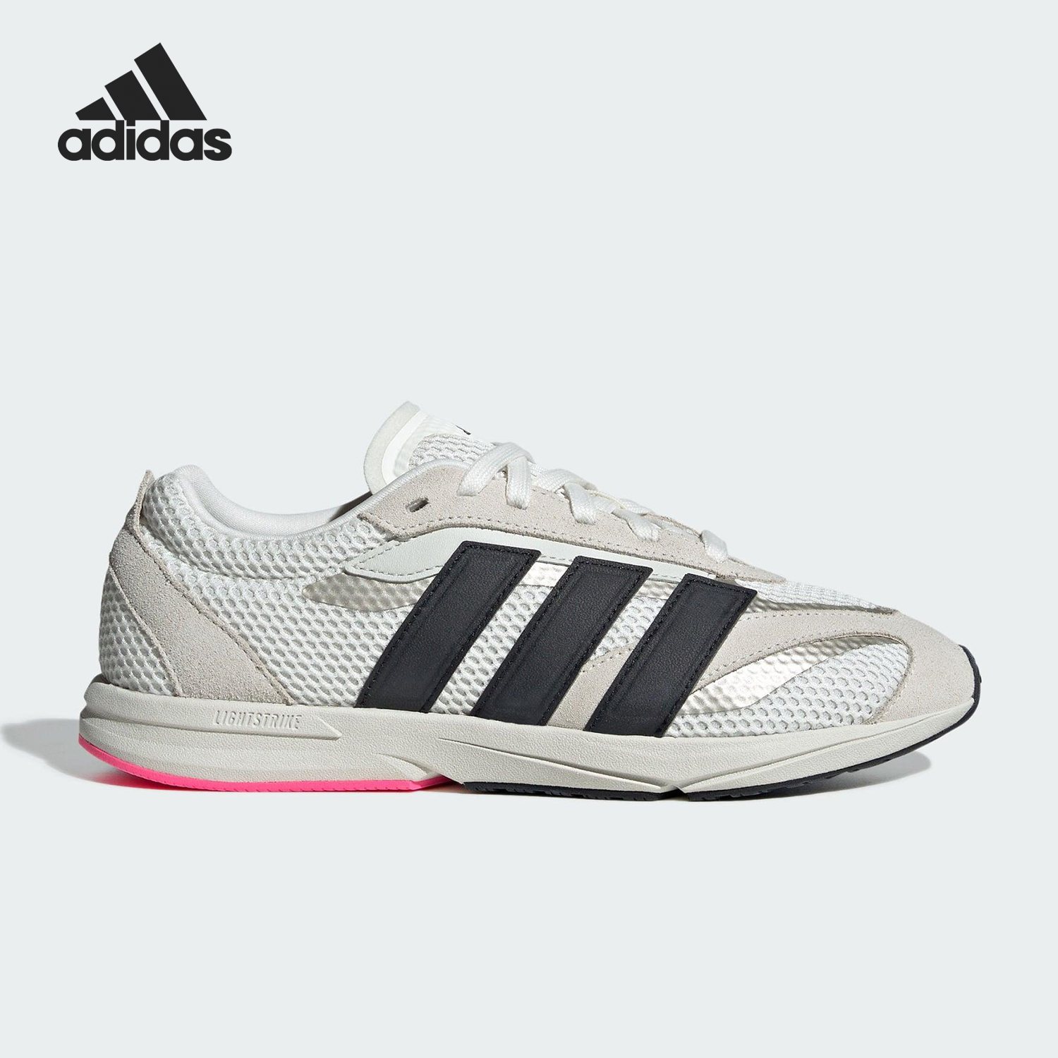 Adidas/阿迪达斯正品LIGHTBLAZE LP女士日常经典耐磨跑步鞋JS3200