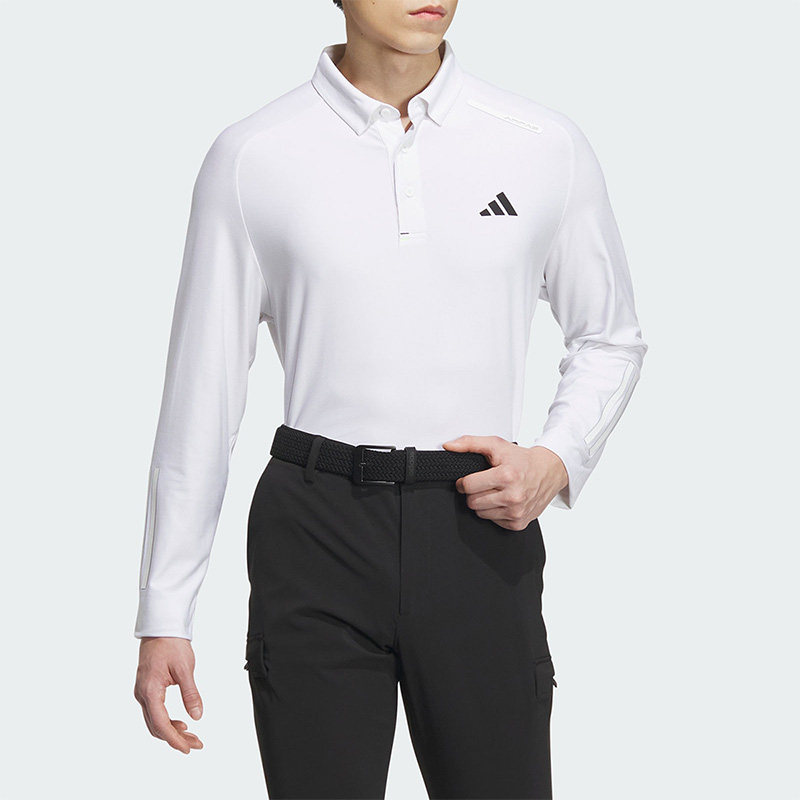 Adidas/阿迪达斯正品新款男士高尔夫运动长袖POLO衫HZ6042,运动服/休闲服装,运动POLO衫,淘宝优惠券,粉丝福利购,淘宝优惠卷