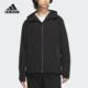 阿迪达斯正品 新款 男士 Adidas 经典 连帽休闲梭织夹克外套JM2007