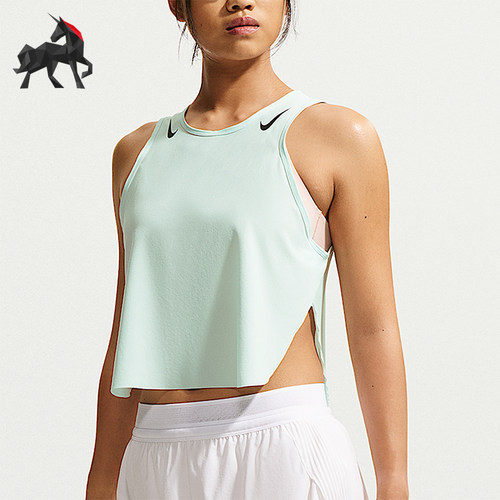 Nike/耐克正品AeroSwift新款女休闲经典跑步背心上衣FN2714-394