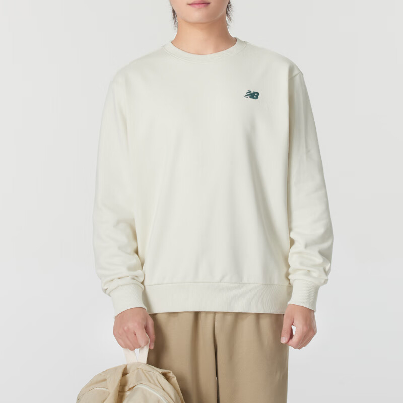 New Balance/NB正品新款男子宽松透气运动卫衣套头衫AMT43315-CIC