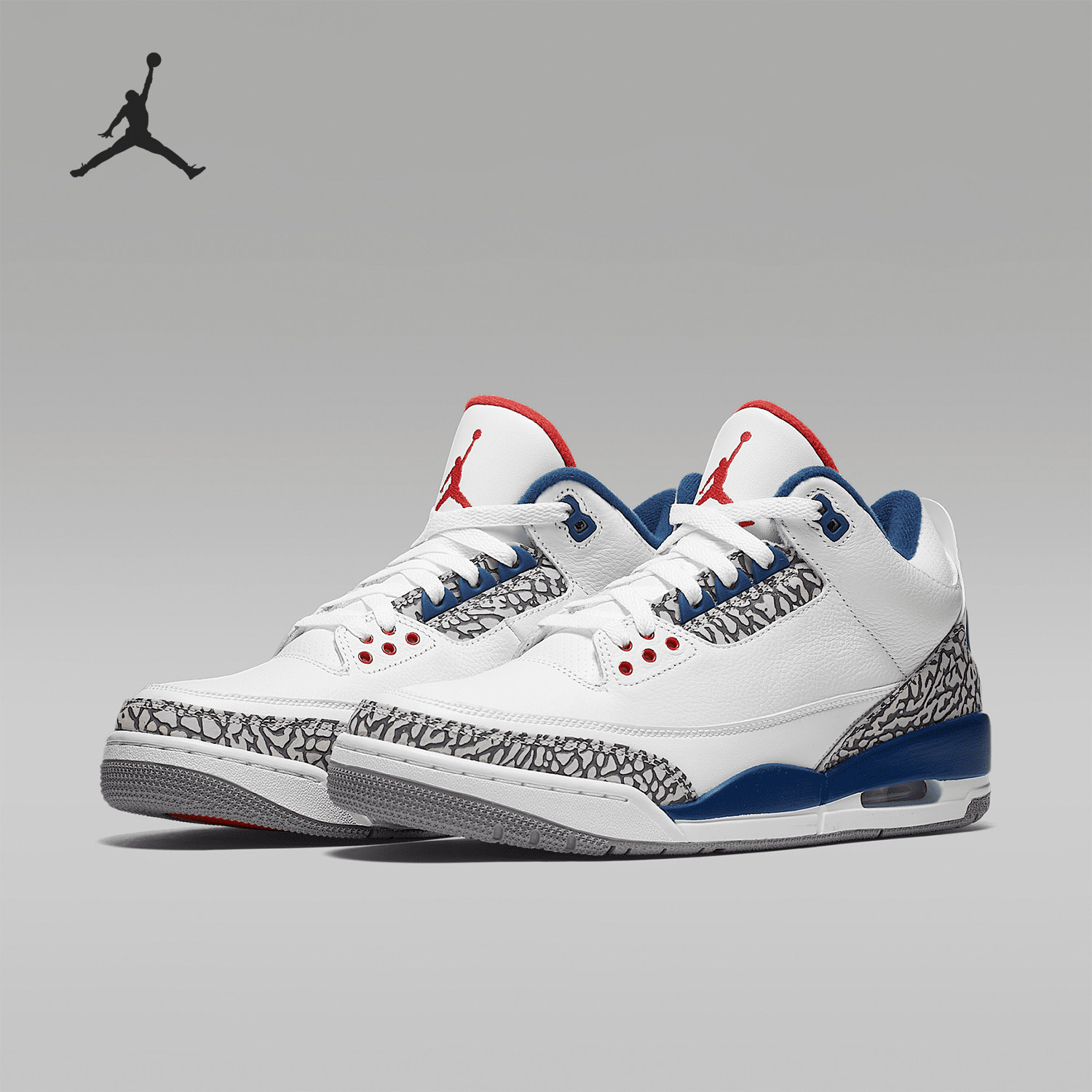 Nike/耐克正品 Air Jordan3 AJ3复刻男子黑水泥运动篮球鞋854262