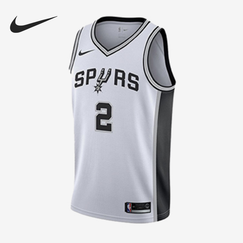 Nike/耐克正品伦纳德卡哇伊男子马刺篮球运动球衣864449-100