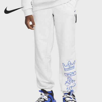Nike/耐克正品Dri-FIT 大童简约时尚篮球运动长裤HF4266-025