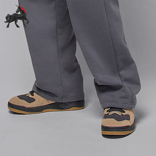 Nike/耐克正品JORDAN男士低帮翻毛皮缓震运动篮球鞋IB3731-200