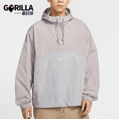 Nike/耐克正品Club Marina男士轻盈宽松运动梭织卫衣IB7558-009