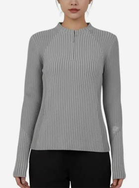 Adidas/阿迪达斯正品S新款女灰色运动休闲经典亲肤针织衫KR7548