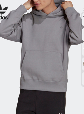 Adidas/阿迪达斯正品三叶草冬季男子宽松运动连帽卫衣 H11377