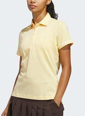 Adidas/阿迪达斯正品三叶草女士针织经典运动高尔夫POLO衫KB8599