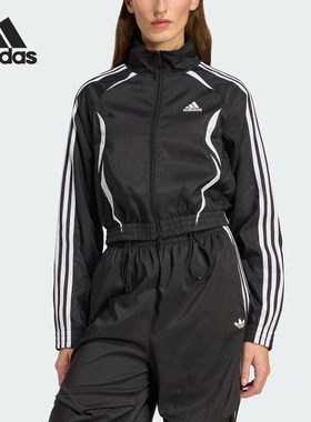 Adidas/阿迪达斯官方正品SLIM TRACKTOP女士修身运动外套KE9786