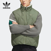 Adidas 三叶草男女休闲双面穿羽绒马甲HR8262 阿迪达斯正品