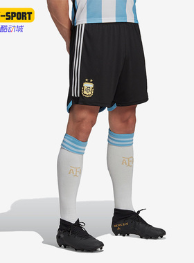 Adidas/阿迪达斯正品新款男子世界杯阿根廷队足球运动短裤 HB9216
